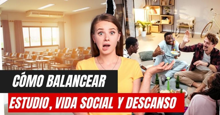 Cómo balancear estudio, vida social y descanso en la Universidad
